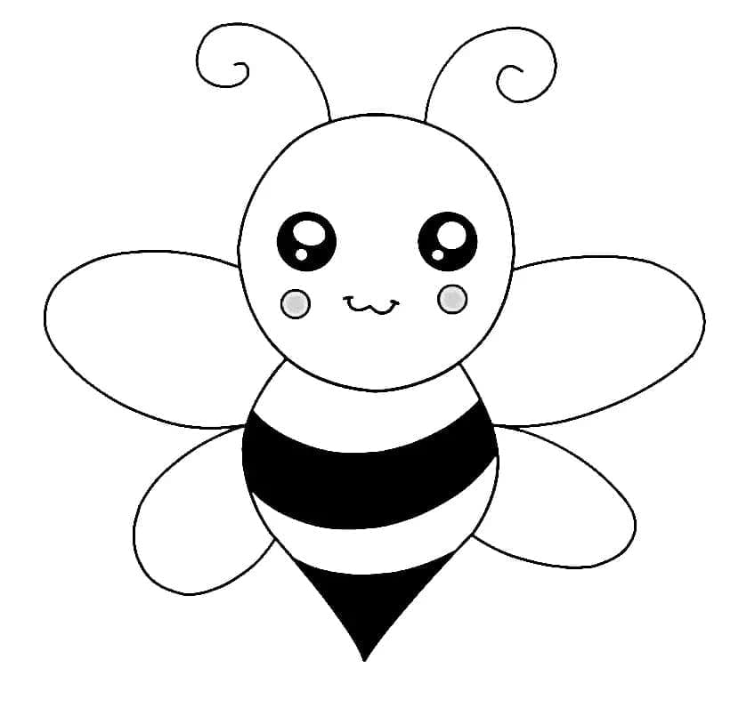 Albină Kawaii