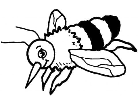 Albina animată zboară