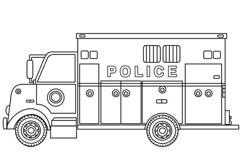 Camion de poliție