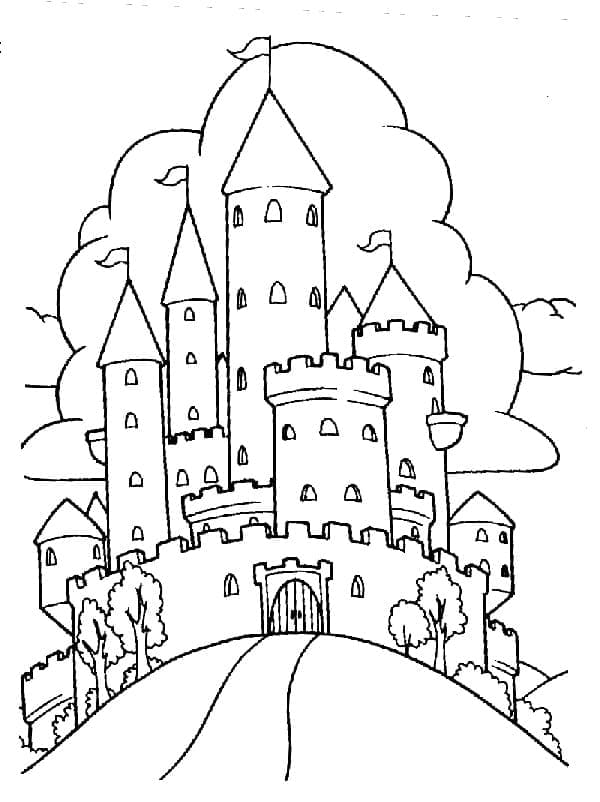 Castel imprimabil pentru copii
