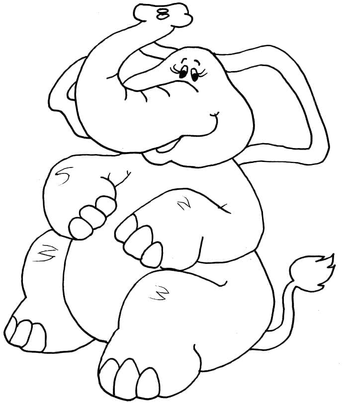 Desene animat elefant amuzant