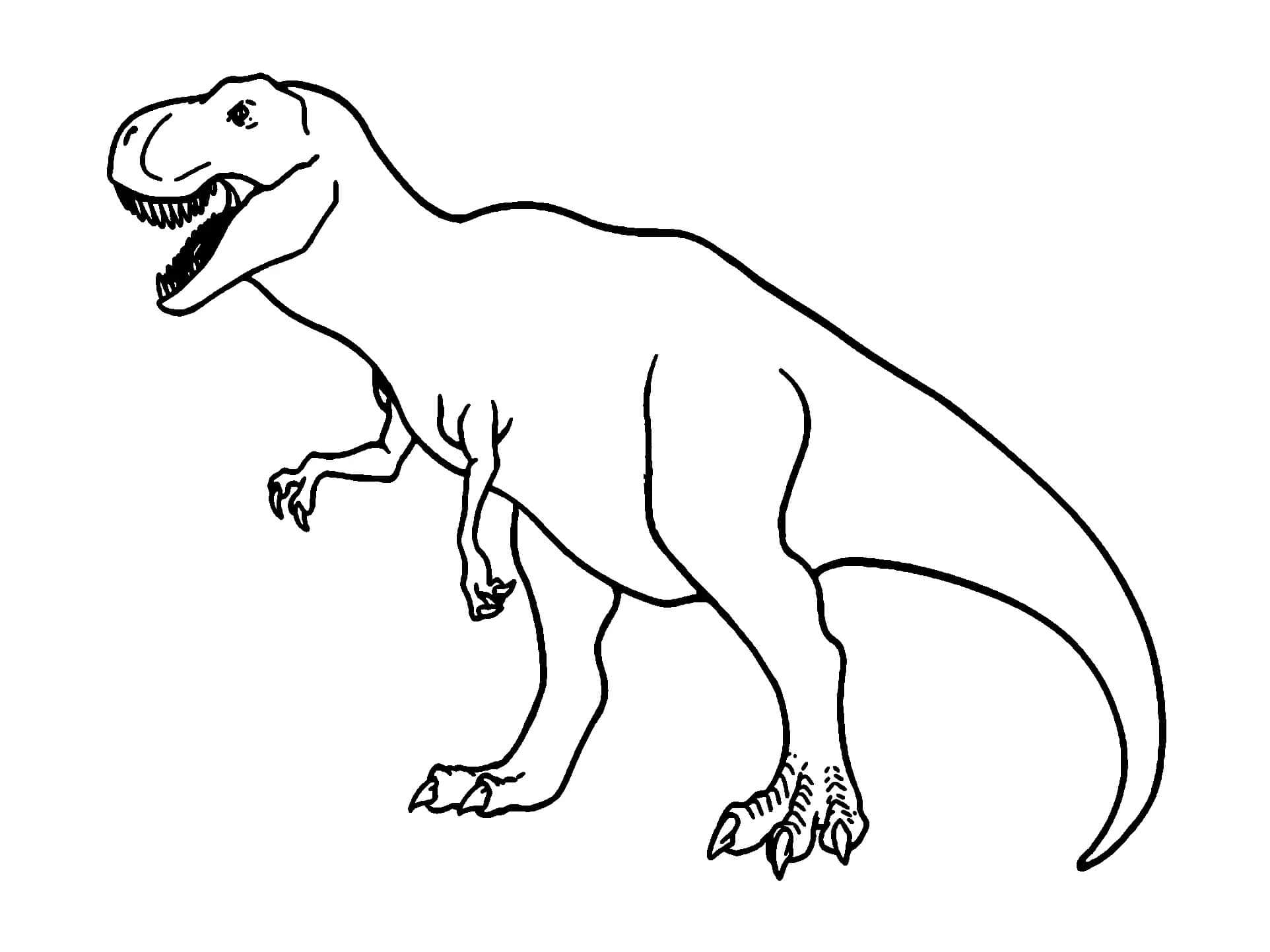 Dinozaur T-rex normal