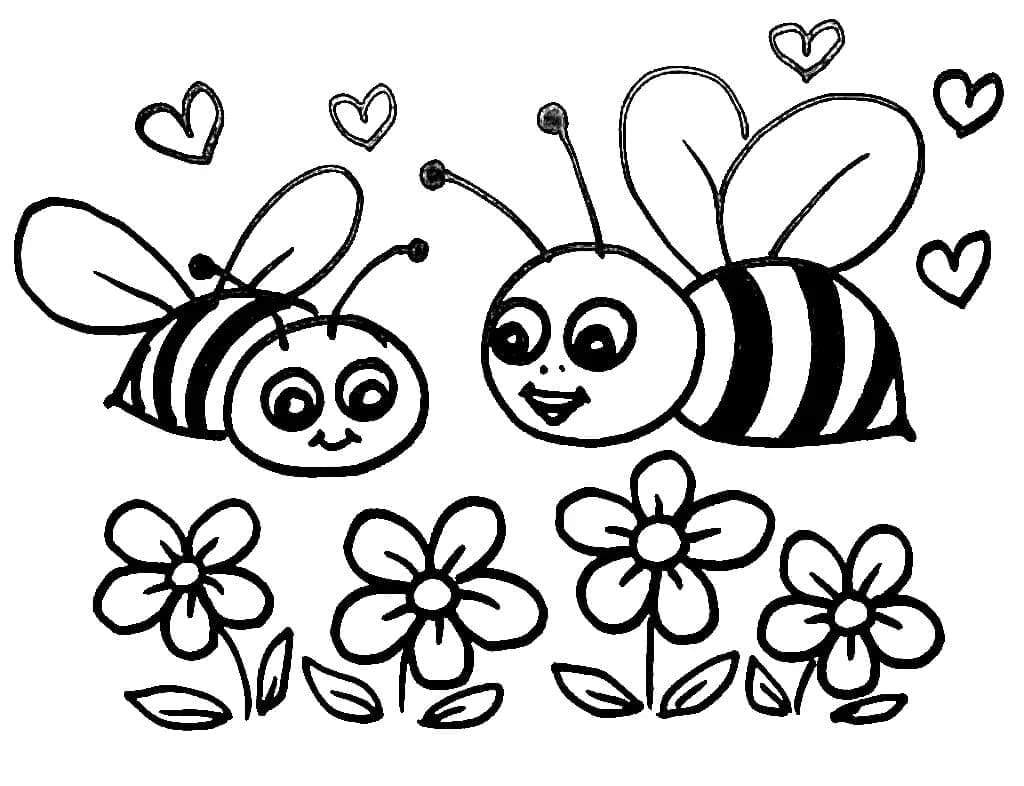 Două albine adorabile