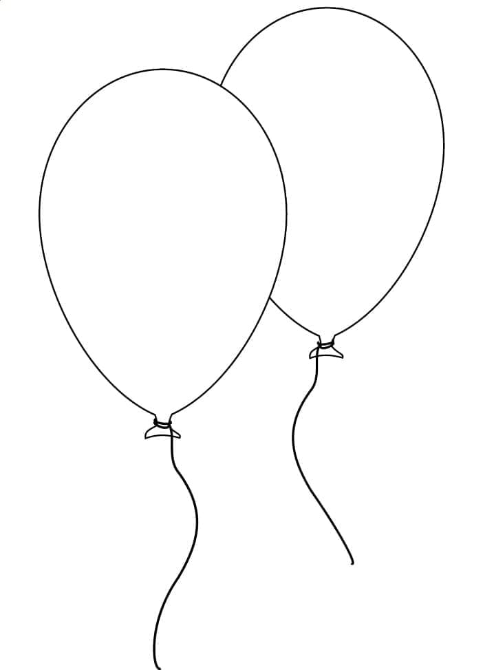 Două baloane zboară