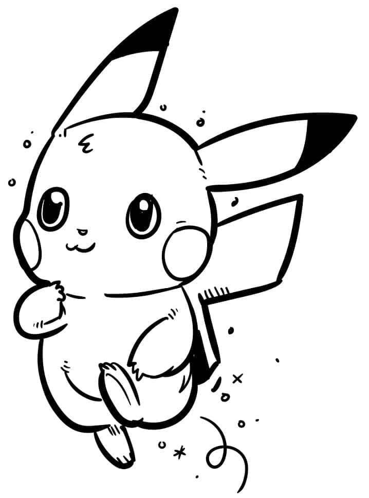 Drăguț copil pikachu