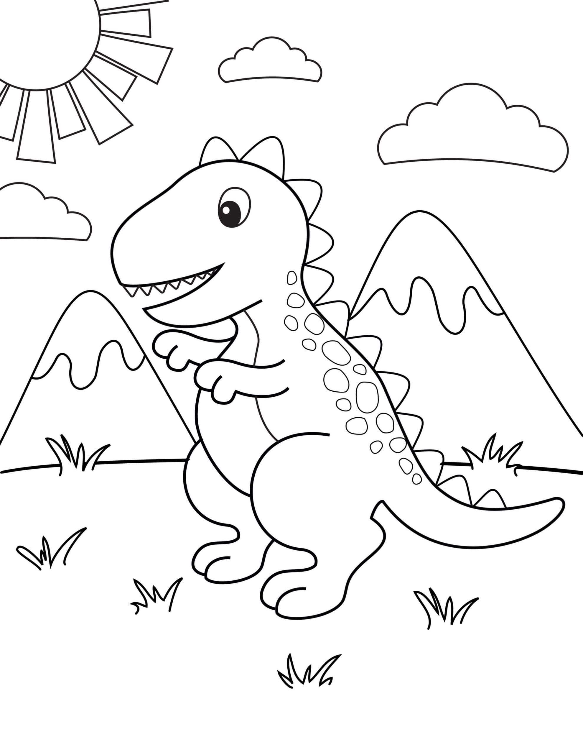 Drăguț dinozaur t-rex