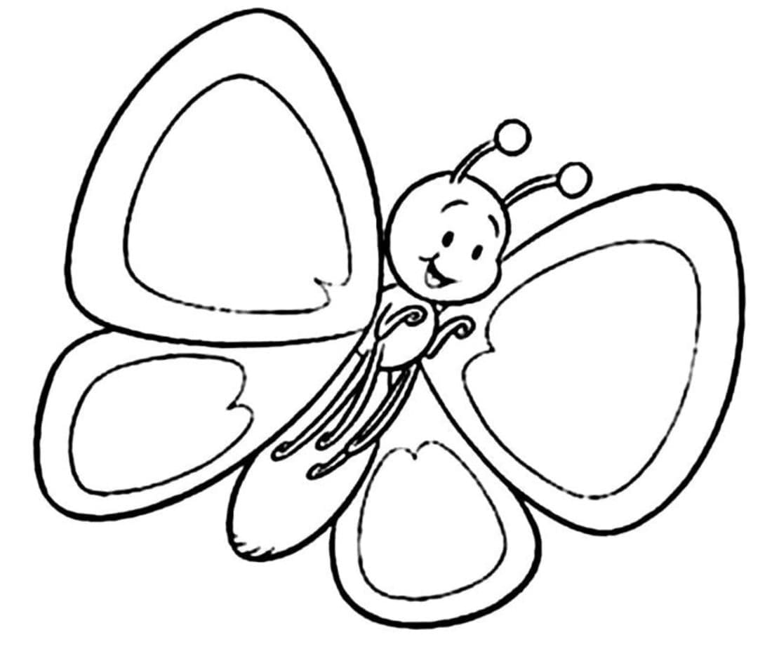 Fluture drăguț din desene animate