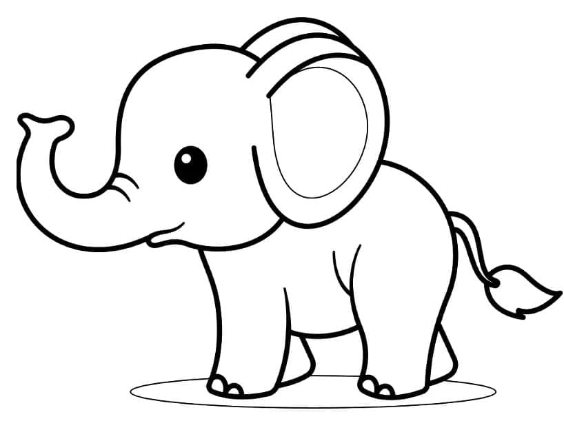 Foarte drăguț elefant