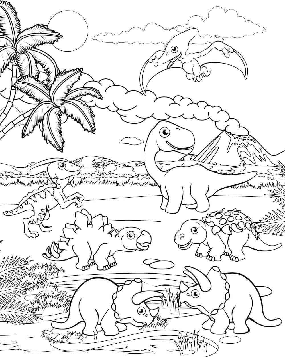 Foarte drăguți dinozauri