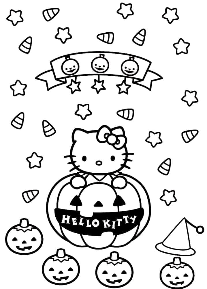 Hello Kitty de Halloween