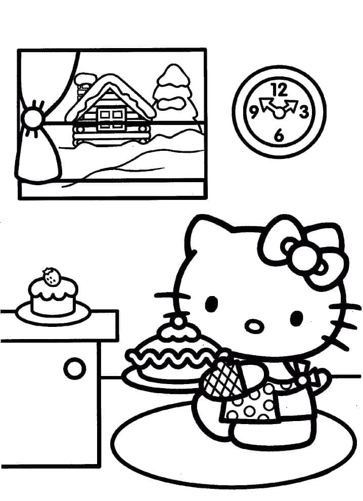 Hello Kitty face plăcintă