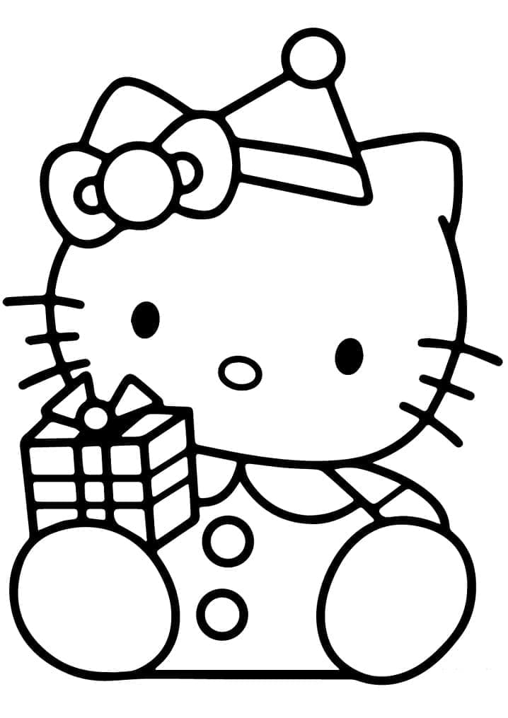 Hello Kitty și cadou