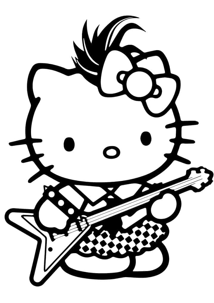 Hello Kitty, vedeta rock
