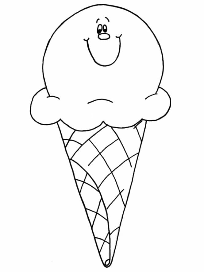 Înghețată de desene animate