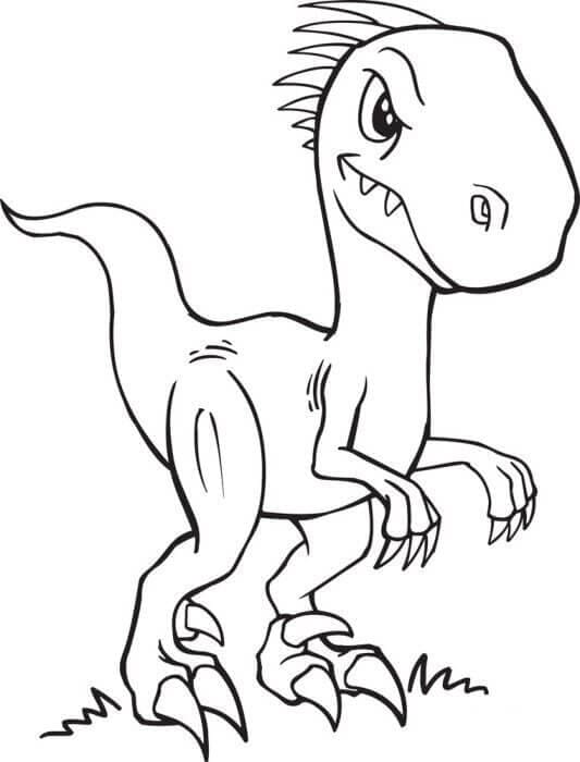 Micul dinozaur Velociraptor