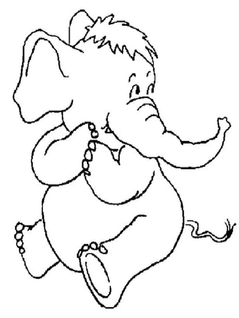 Micul elefant din desene animate