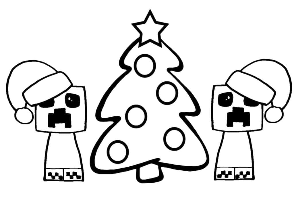 Minecraft Creepers de Crăciun