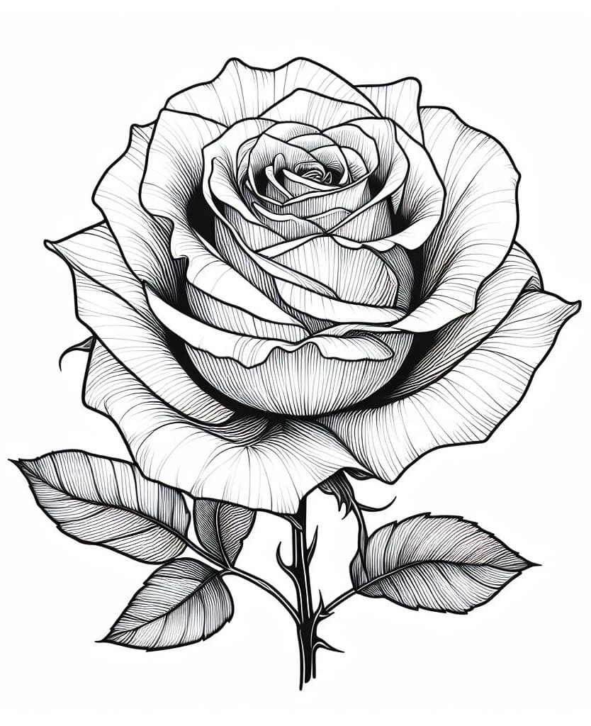 O floare de trandafir