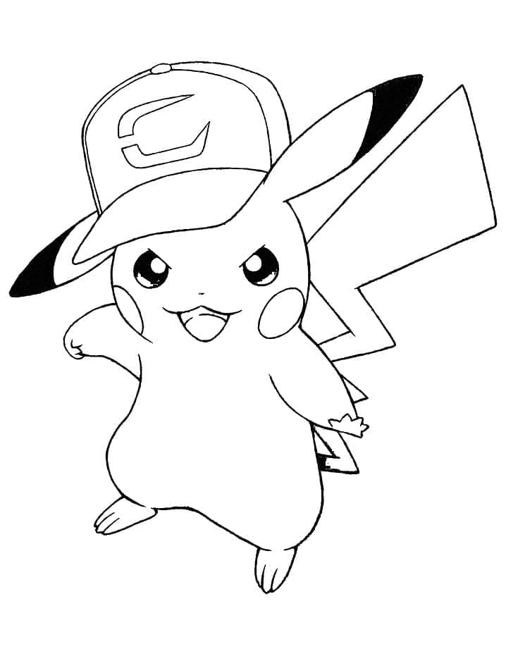 Pikachu cu șapcă