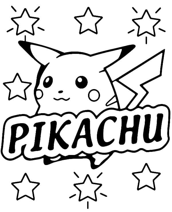 Pikachu cu stele