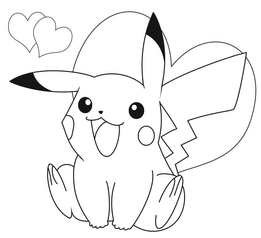 Pikachu de valentine