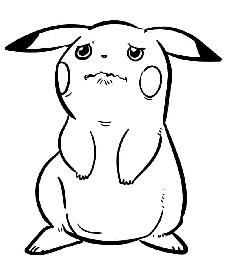Pikachu este trist