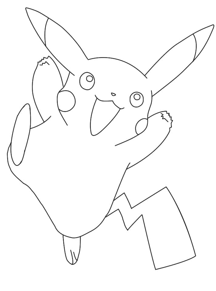Pikachu foarte simplu