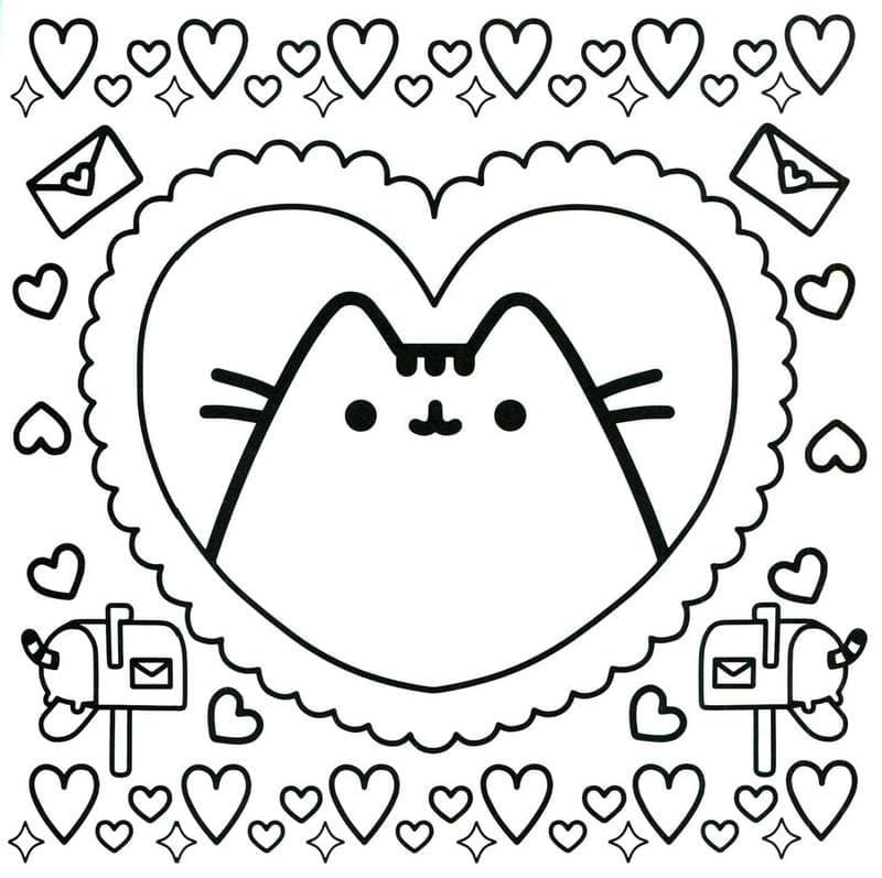 Pusheen de Valentine