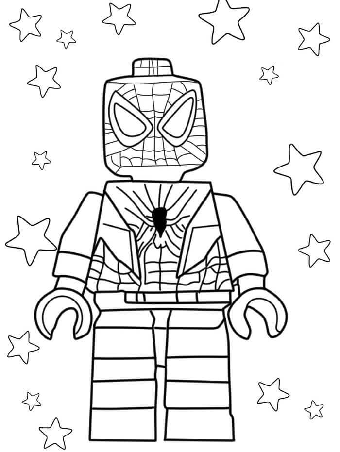 Fise de Colorat cu Spiderman de colorat p02