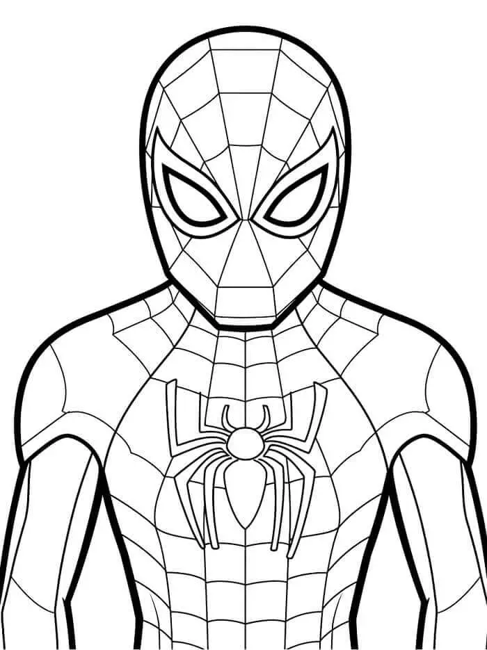 Fise de Colorat cu Spiderman de colorat p05