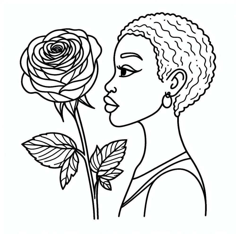 Trandafir și doamnă