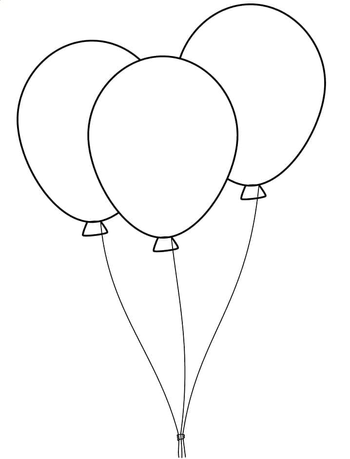 Trei baloane simple