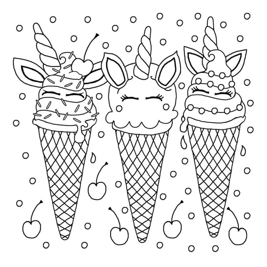 Trei înghețate drăguțe