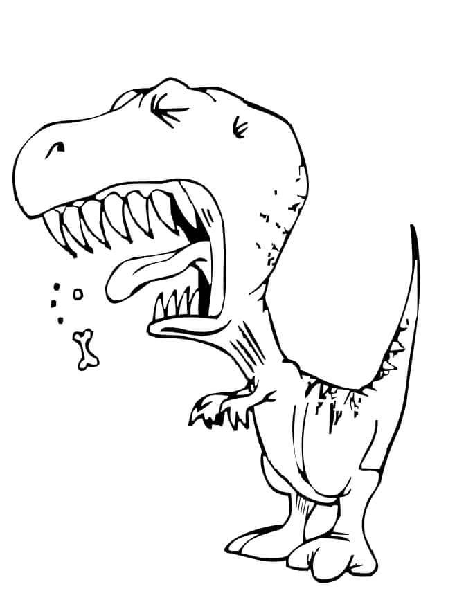 Un dinozaur t-rex amuzant