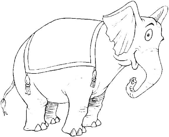 Un elefant amuzant