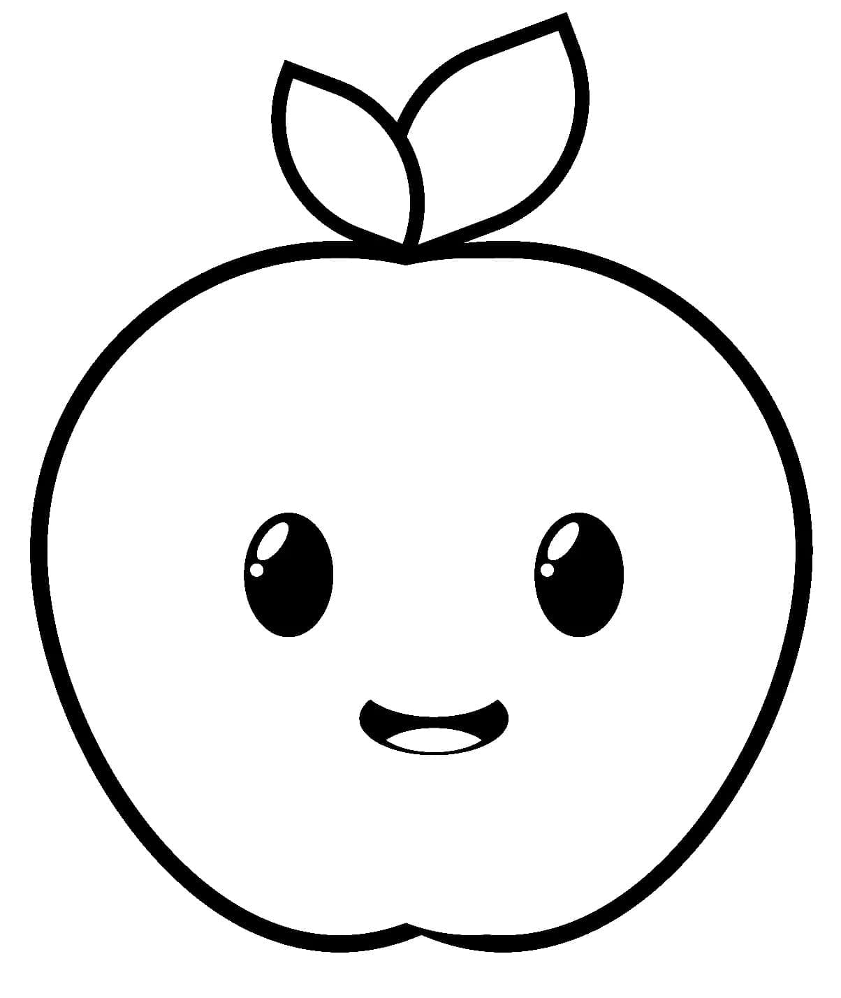 Un măr foarte drăguț