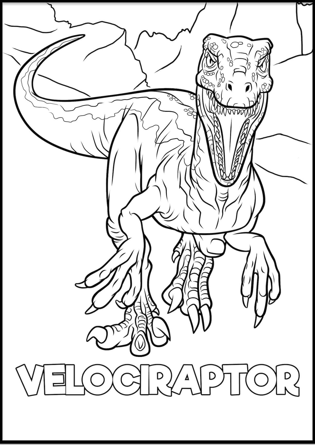 Velociraptor dinozaur