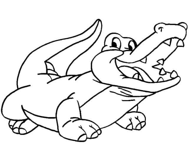Aligator din desene animate