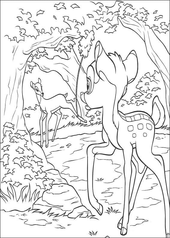 Bambi de colorat p31