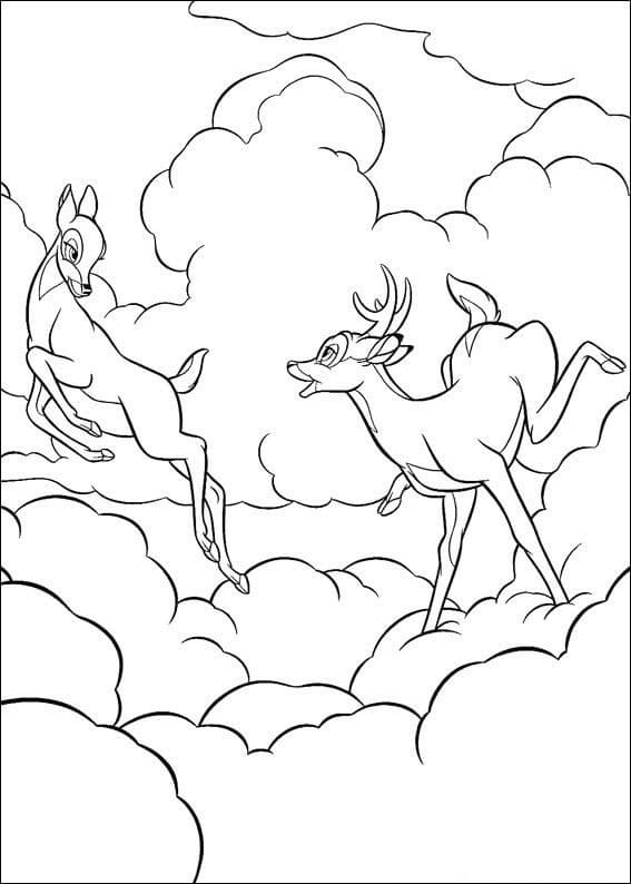 Bambi de colorat p34