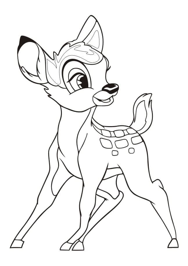 Bambi de colorat p39
