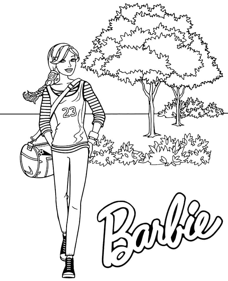 Barbie cu copaci