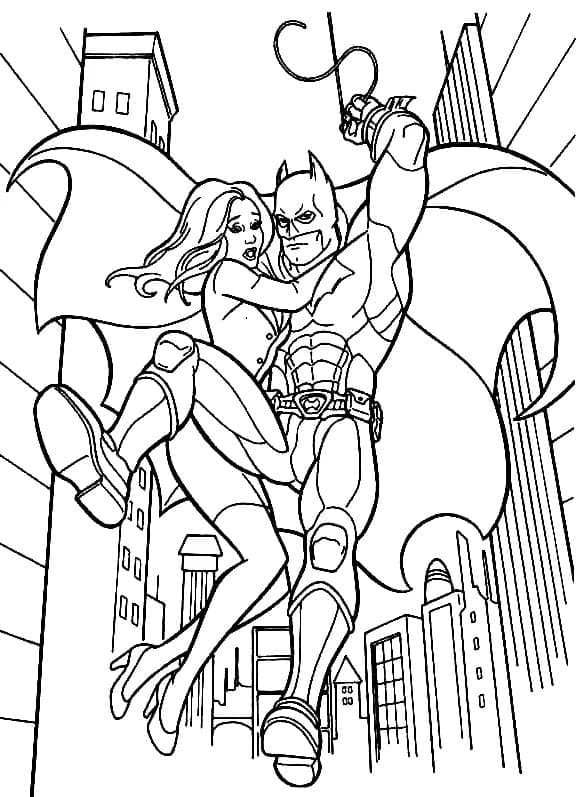 Batman salvează o femeie