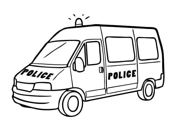 Camionul poliției
