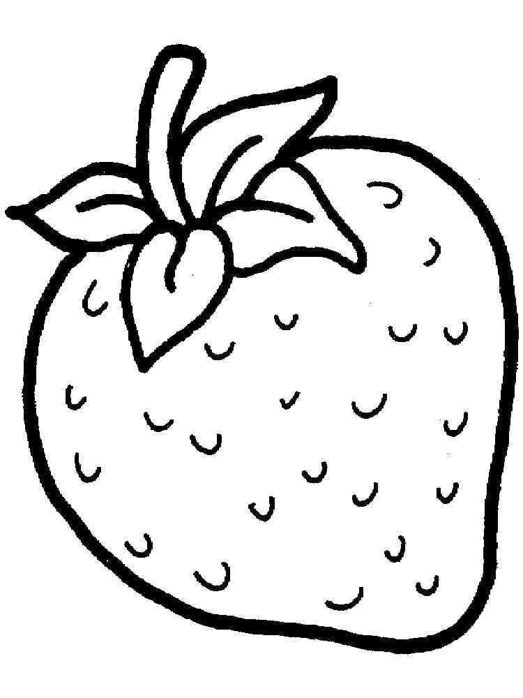 Căpșună imprimabil gratuit pentru copii