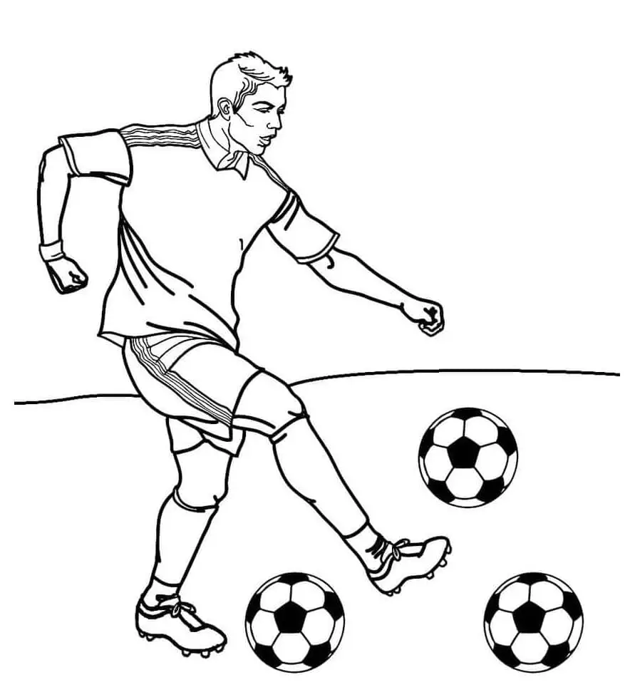Cristiano ronaldo de colorat p22