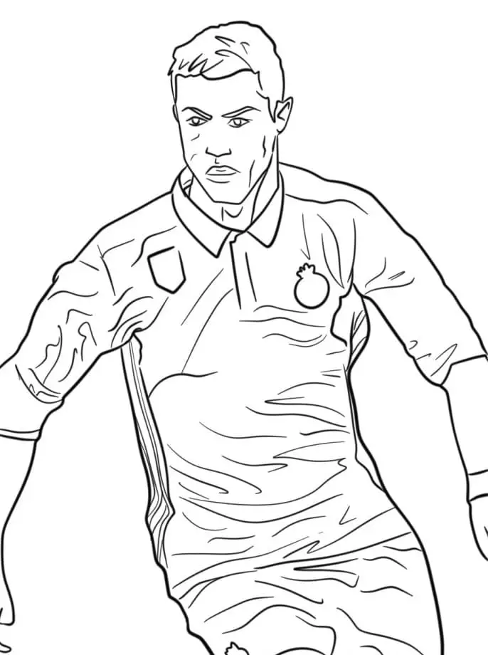 Cristiano ronaldo de colorat p26