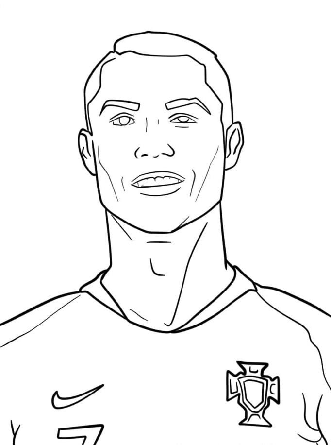 Cristiano ronaldo de colorat p27