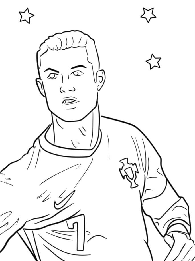 Cristiano ronaldo de colorat p28