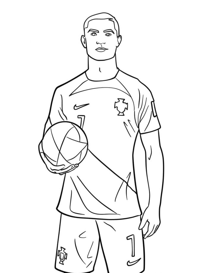 Cristiano ronaldo de colorat p29